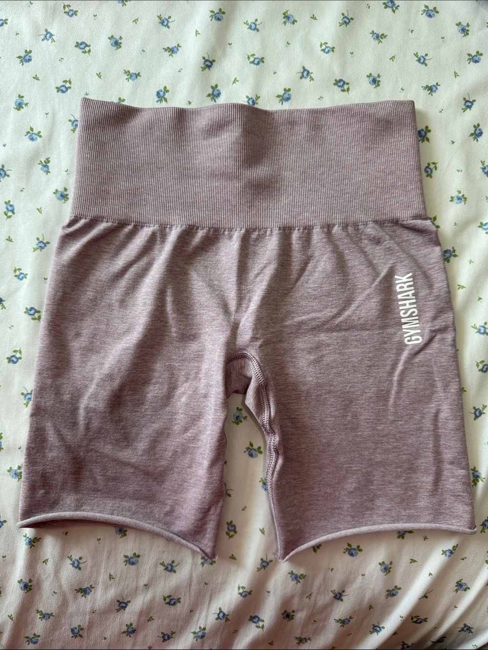 Gymshark Mauve Seamless High-Waist Bike Shorts